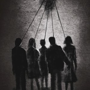 Media 'Girls without their faces.jpg' in album '"Not A Speck Of Light" by Laird Barron — Trevor Henderson's Illustrations'